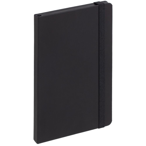 Блокнот Shall, в линейку, черный фото 3