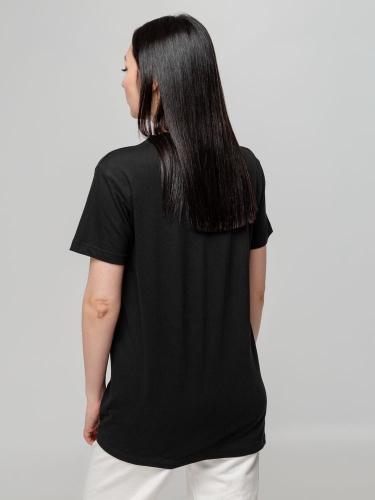 Футболка унисекс T-bolka 140, черная фото 7