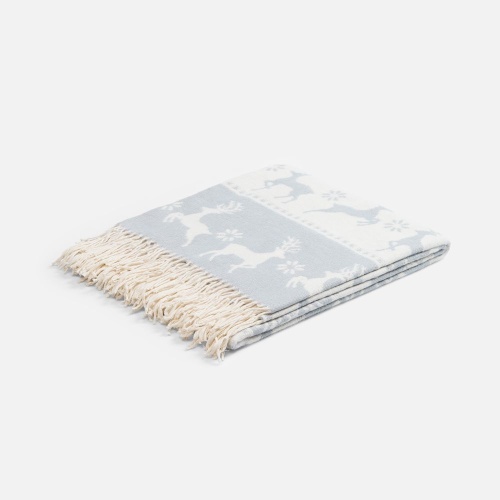 Плед «Скандинавия», серый фото 2