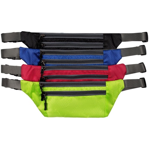 Спортивная поясная сумка Run for Fun, красная фото 6 Спортивная поясная сумка Run for Fun, красная фото 6