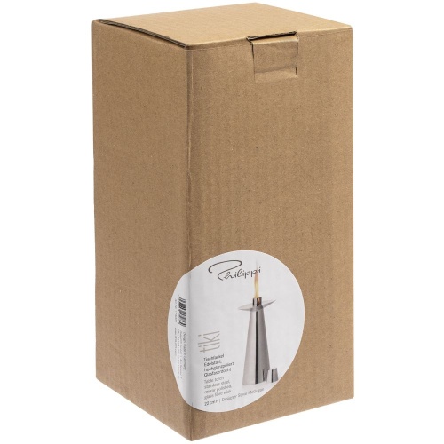 Масляная лампа Tiki, серебристая фото 5