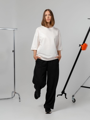 Футболка унисекс Neofit, кремовая фото 9