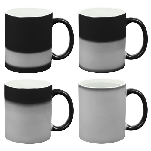 Кружка «Хамелеон», глянцевая, черная фото 4