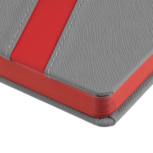 Ежедневник Rubikon, недатированный серо-красный фото 7 Ежедневник Rubikon, недатированный серо-красный фото 7