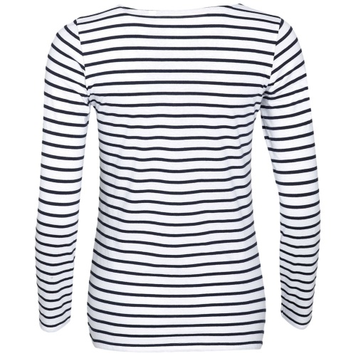 Футболка женская Marine Women, белая с темно-синим фото 3 Футболка женская Marine Women, белая с темно-синим фото 3