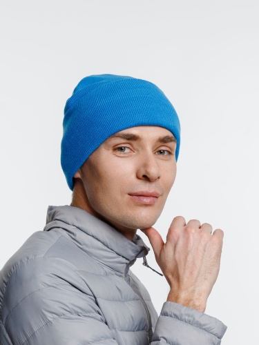 Шапка Urban Flow, ярко-голубая фото 3 Шапка Urban Flow, ярко-голубая фото 3