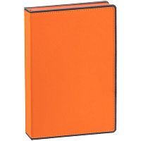 Ежедневник Frame, недатированный, оранжевый с серым