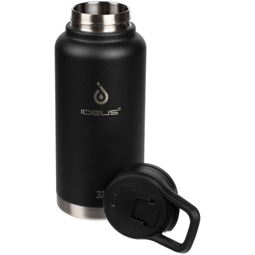 Термобутылка Fujisan XL 2.0, черная фото 2 Термобутылка Fujisan XL 2.0, черная фото 2