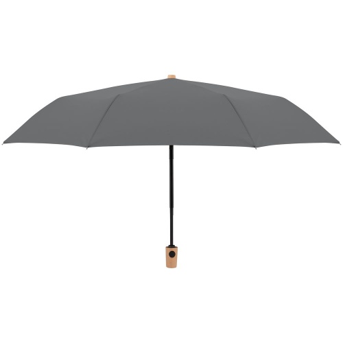Зонт складной Nature Magic, серый фото 3