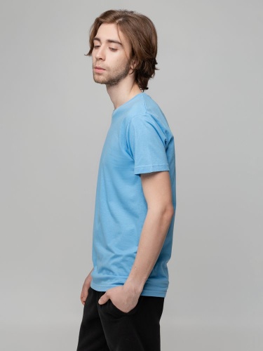 Футболка унисекс T-bolka 140, голубая фото 6