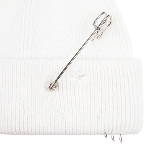 Шапка Pricker, белая фото 3