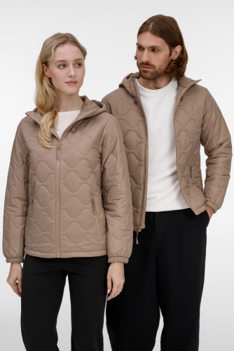 Куртка унисекс Tarnaby, бежевая фото 6 Куртка унисекс Tarnaby, бежевая фото 6