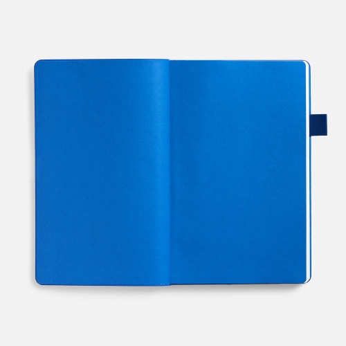 Ежедневник White Shall, недатированный, бело-синий фото 3