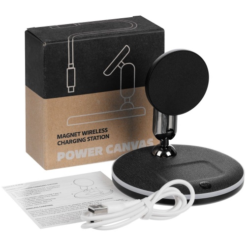 Универсальная зарядная станция Power Canvas, черная фото 12 Универсальная зарядная станция Power Canvas, черная фото 12