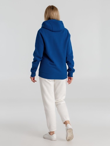 Толстовка с капюшоном унисекс King, ярко-синяя фото 8 Толстовка с капюшоном унисекс King, ярко-синяя фото 8