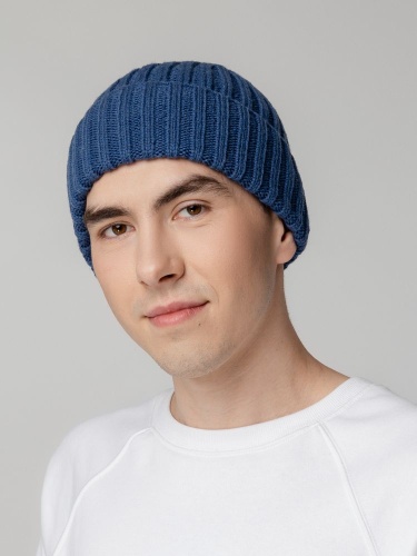 Шапка Uni, синяя фото 6 Шапка Uni, синяя фото 6
