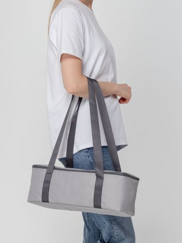 Термосумка Bodega, серая фото 6 Термосумка Bodega, серая фото 6