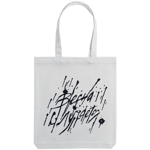 Холщовая сумка «Весна случается», молочно-белая фото 3