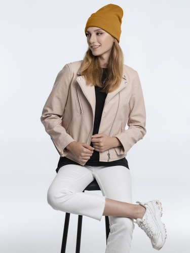 Шапка Real Talk, горчичная фото 6 Шапка Real Talk, горчичная фото 6