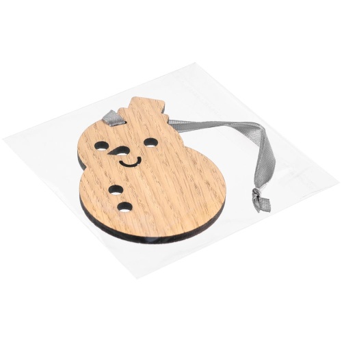 Деревянная подвеска Christmate, снеговик фото 4 Деревянная подвеска Christmate, снеговик фото 4