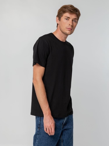 Футболка унисекс T-bolka 140, черная фото 10