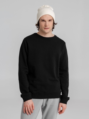 Свитшот унисекс BNC Inspire (Organic), черный фото 6