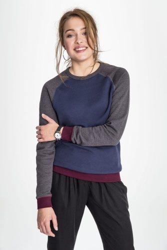 Толстовка унисекс Sandro, светло-серый меланж с темным меланжем фото 6 Толстовка унисекс Sandro, светло-серый меланж с темным меланжем фото 6