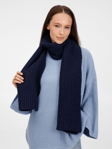 Шарф Frissonelle, темно-синий фото 3