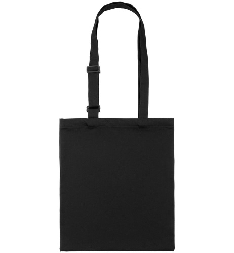 Сумка для покупок с регулируемыми ручками Leta, черная фото 5 Сумка для покупок с регулируемыми ручками Leta, черная фото 5