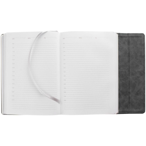 Ежедневник Flap, недатированный, серый фото 8 Ежедневник Flap, недатированный, серый фото 8