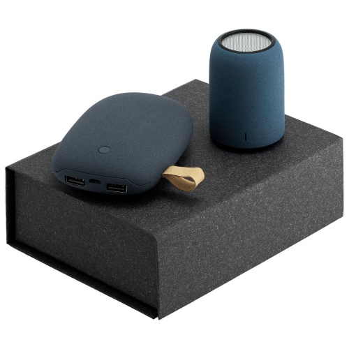 Набор Palm Beach, большой, серо-синий Набор Palm Beach, большой, серо-синий