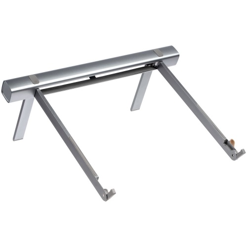 Подставка для ноутбука и планшета Rail Top, серебристая Подставка для ноутбука и планшета Rail Top, серебристая