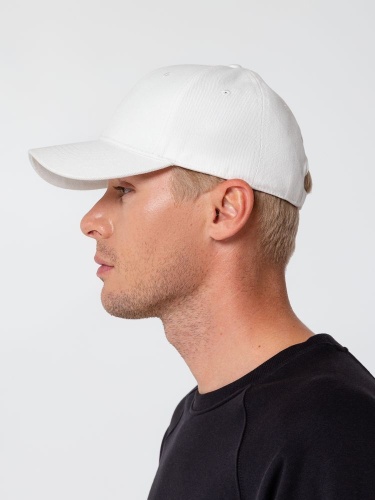 Бейсболка Hillside, белая фото 3