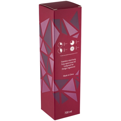 Термос Gems Red Rubine, красный рубин фото 8