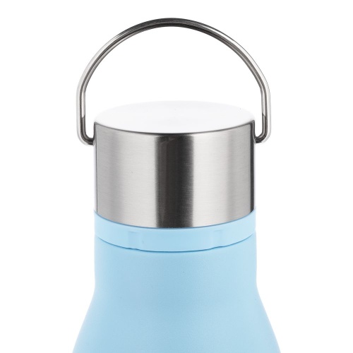 Термобутылка Tabenodo, голубая фото 2 Термобутылка Tabenodo, голубая фото 2