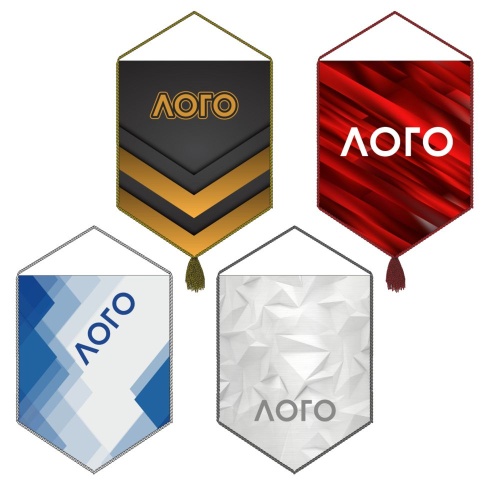 Вымпел с печатью Flam на заказ Вымпел с печатью Flam на заказ