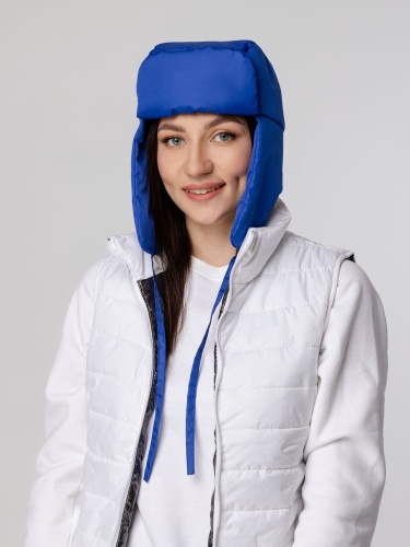 Шапка-ушанка Shelter, ярко-синяя фото 11 Шапка-ушанка Shelter, ярко-синяя фото 11