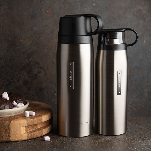 Термос Stela Duo, стальной фото 4 Термос Stela Duo, стальной фото 4