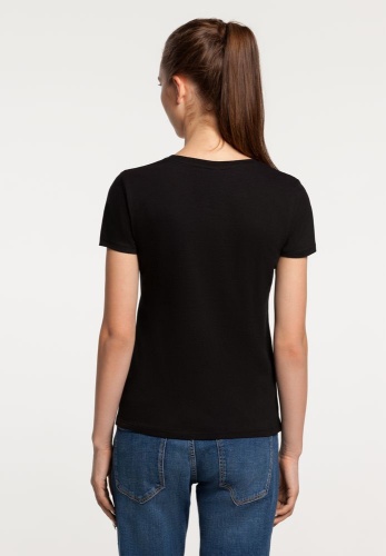 Футболка женская «Крокодилобегемоты», черная фото 5