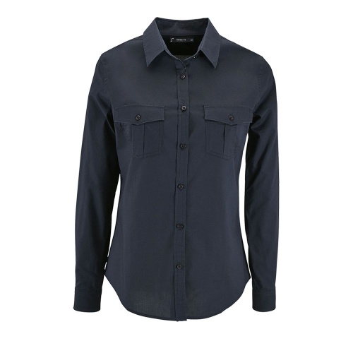 Рубашка женская Burma Women, темно-синяя Рубашка женская Burma Women, темно-синяя