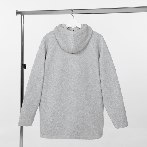 Анорак унисекс Oblako, светло-серый фото 2