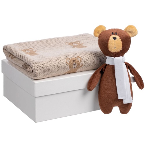 Набор детский с мишками Beastie Toys, бежевый Набор детский с мишками Beastie Toys, бежевый