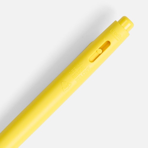 Ручка шариковая Prodir DS11 PMP, желтая фото 3 Ручка шариковая Prodir DS11 PMP, желтая фото 3