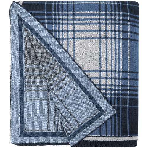 Плед Duotone, синий с белым Плед Duotone, синий с белым