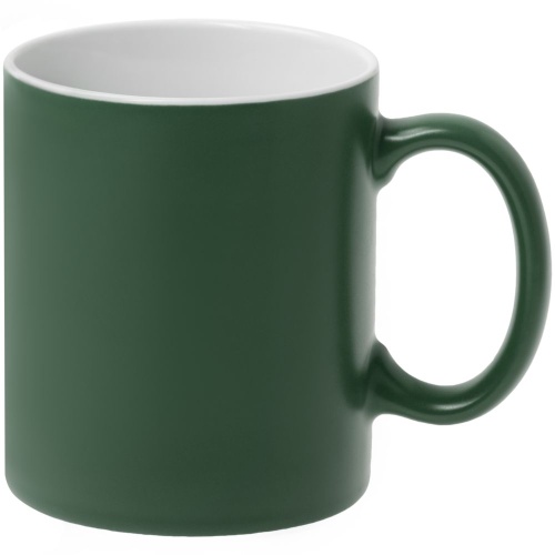 Кружка Promo матовая, темно-зеленая Кружка Promo матовая, темно-зеленая