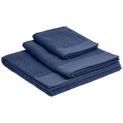 Полотенце New Wave, большое, синее фото 6