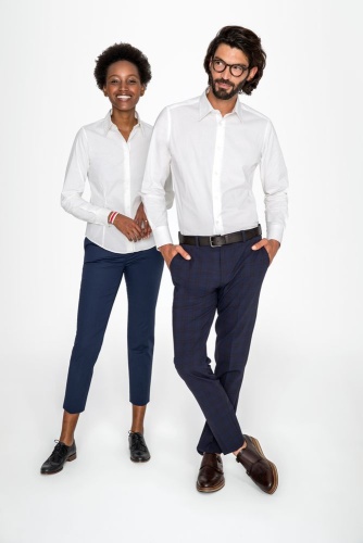 Рубашка женская с длинным рукавом Eden 140 белая фото 7 Рубашка женская с длинным рукавом Eden 140 белая фото 7