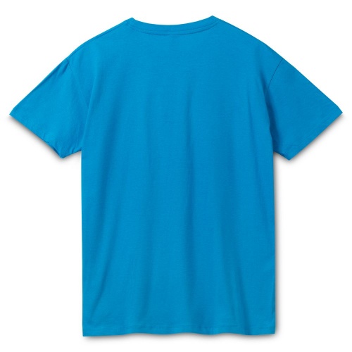 Футболка унисекс Regent 150, ярко-бирюзовая фото 3