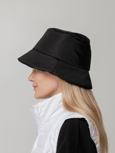 Панама утепленная Shelter, черная фото 6