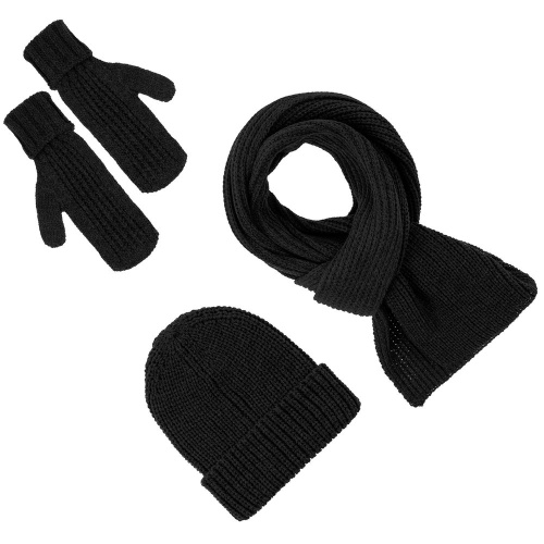 Шарф Nordkyn, черный фото 4